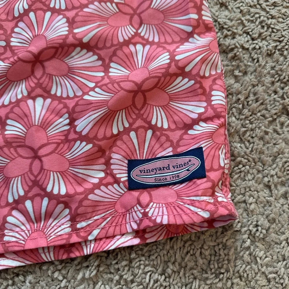 Vineyard Vines Men Pink Swimwear Swim Shorts Size 30 Board Trunks